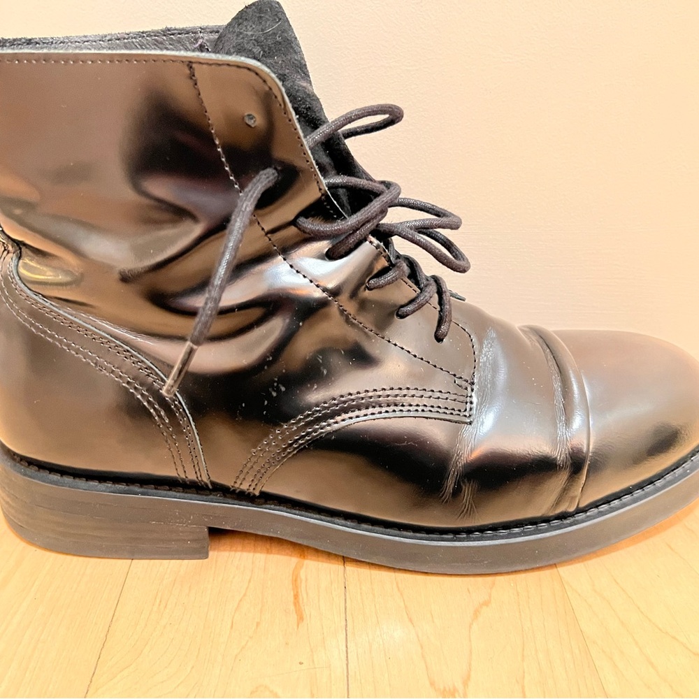 Rare Scotch Soda  Men's Leather Boots Black, Size11.5 - Picture 16 of 16